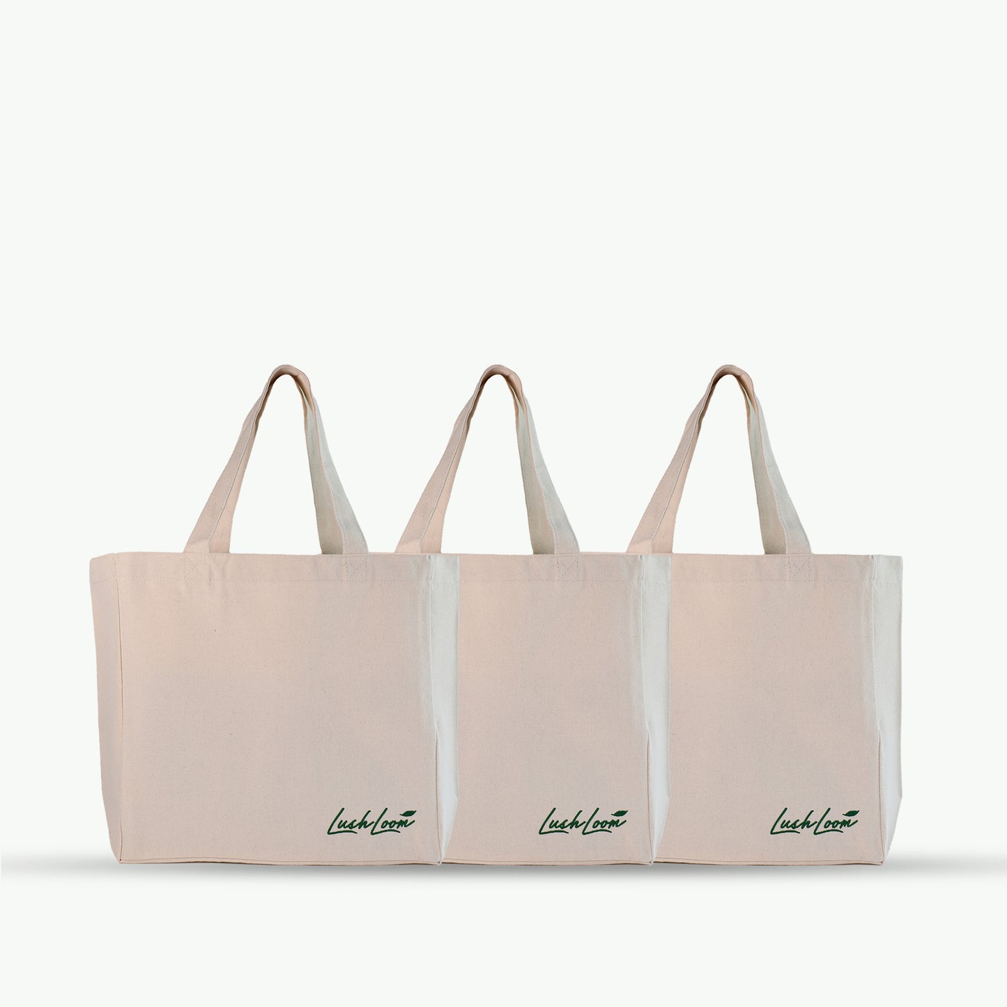 Value Pack - Reusable Cotton Grocery bags (Pack of 3)